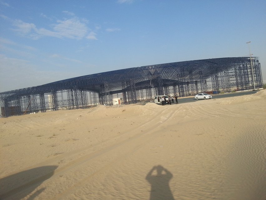 棗莊大型場館網(wǎng)架工程