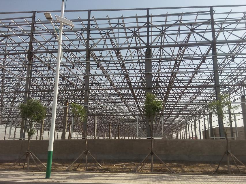 甘肅汽車工業廠房網架