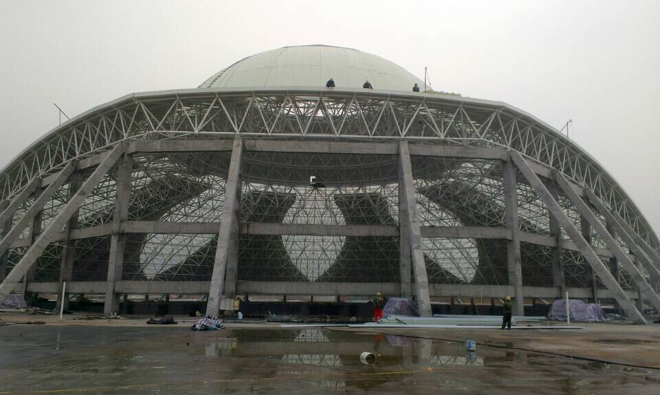 甘肅溫泉館網架工程