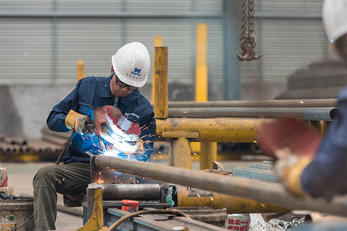 甘肅網架焊接車間